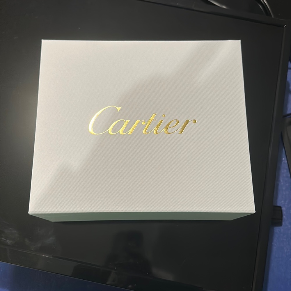 Empty Cartier box
